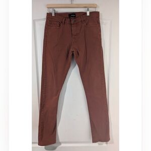 The Kooples | Men's Fitted Button Fly Jeans In Terracotta